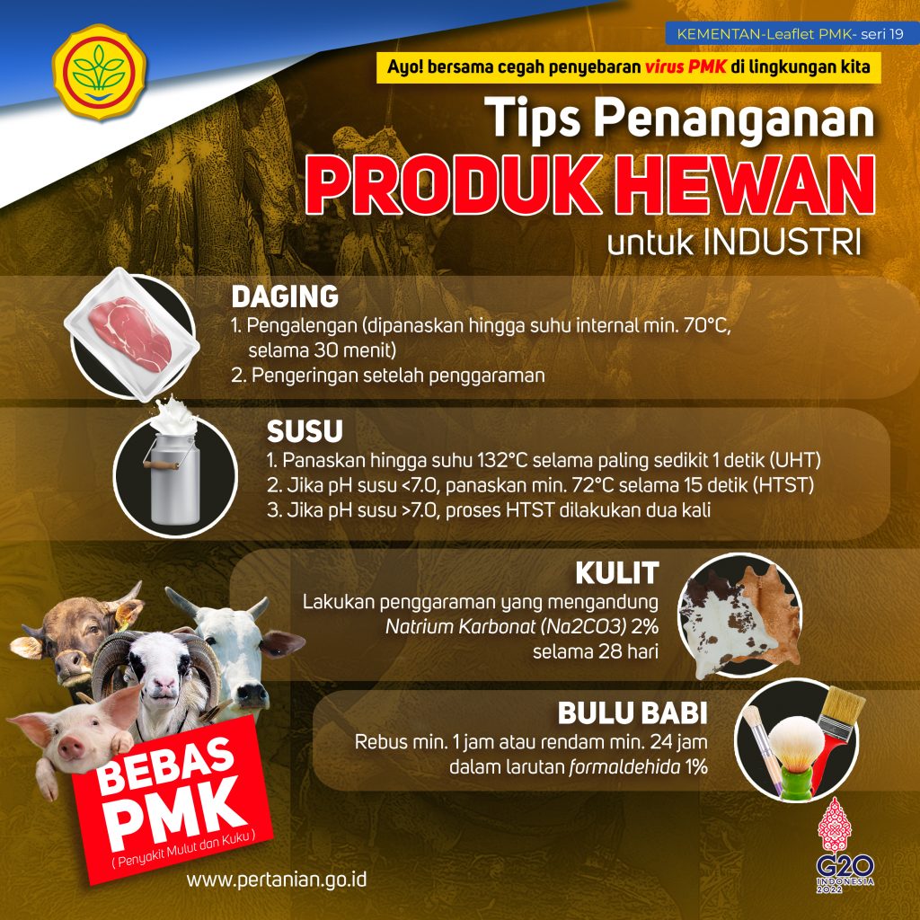 Tips Penanganan Produk Hewan